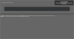 Desktop Screenshot of captaincaptain.org